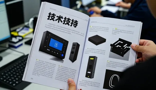 门店展厅中的团队优势展示
